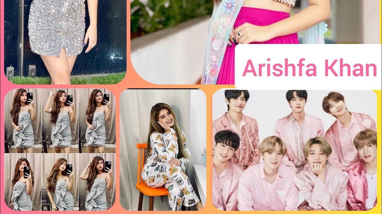 BTS Reaction On Indian Tiktoker | Arishfa Khan | Fake Reaction To Arishfa Khan | Fan Made |