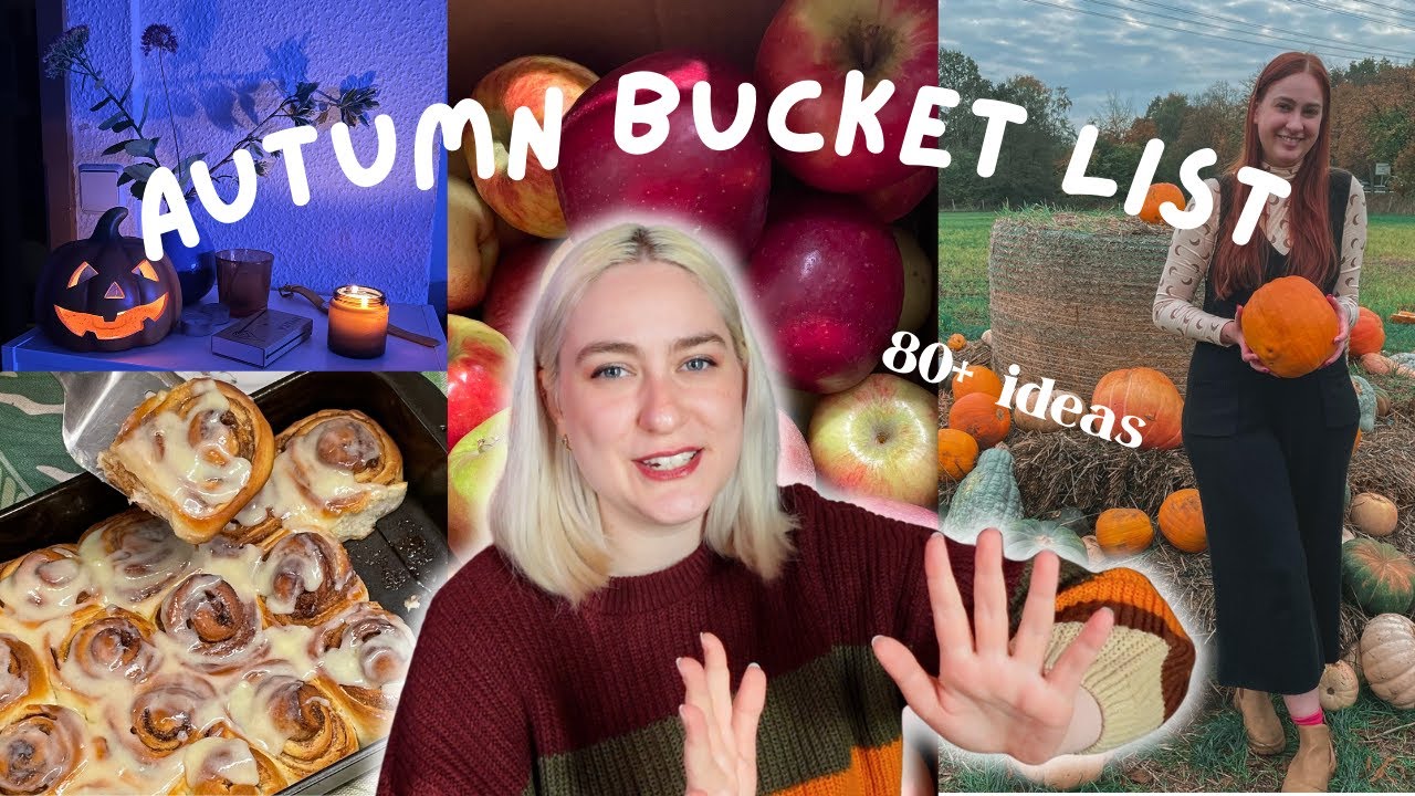 The ULTIMATE Cozy Autumn Bucket List 🍁 cooking, crafting, exploring