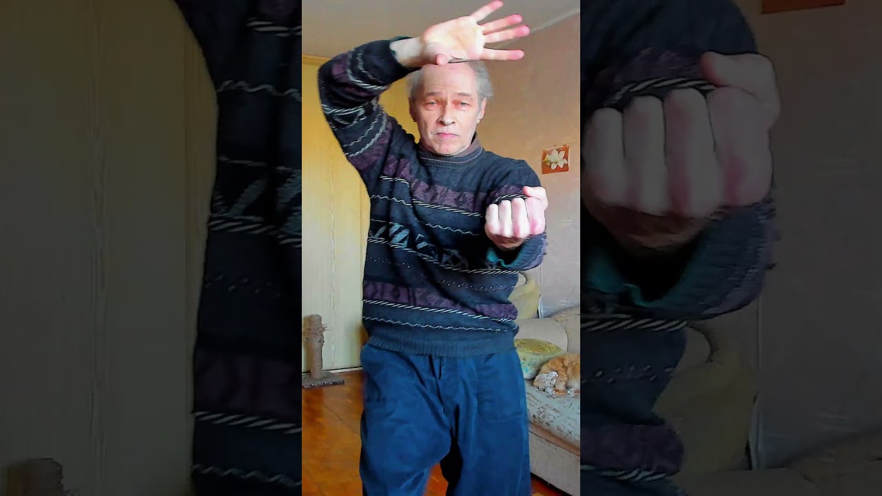 Stretching, throwing in force exercises 3  