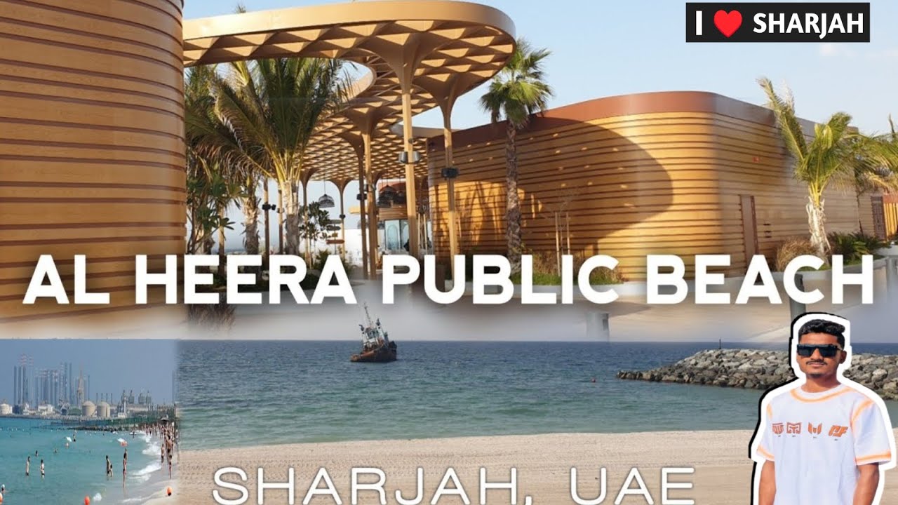 Sharjah Beach 🏖️ UAE 🇦🇪 | Heera Beach In Sharjah | #sharjah #beach 