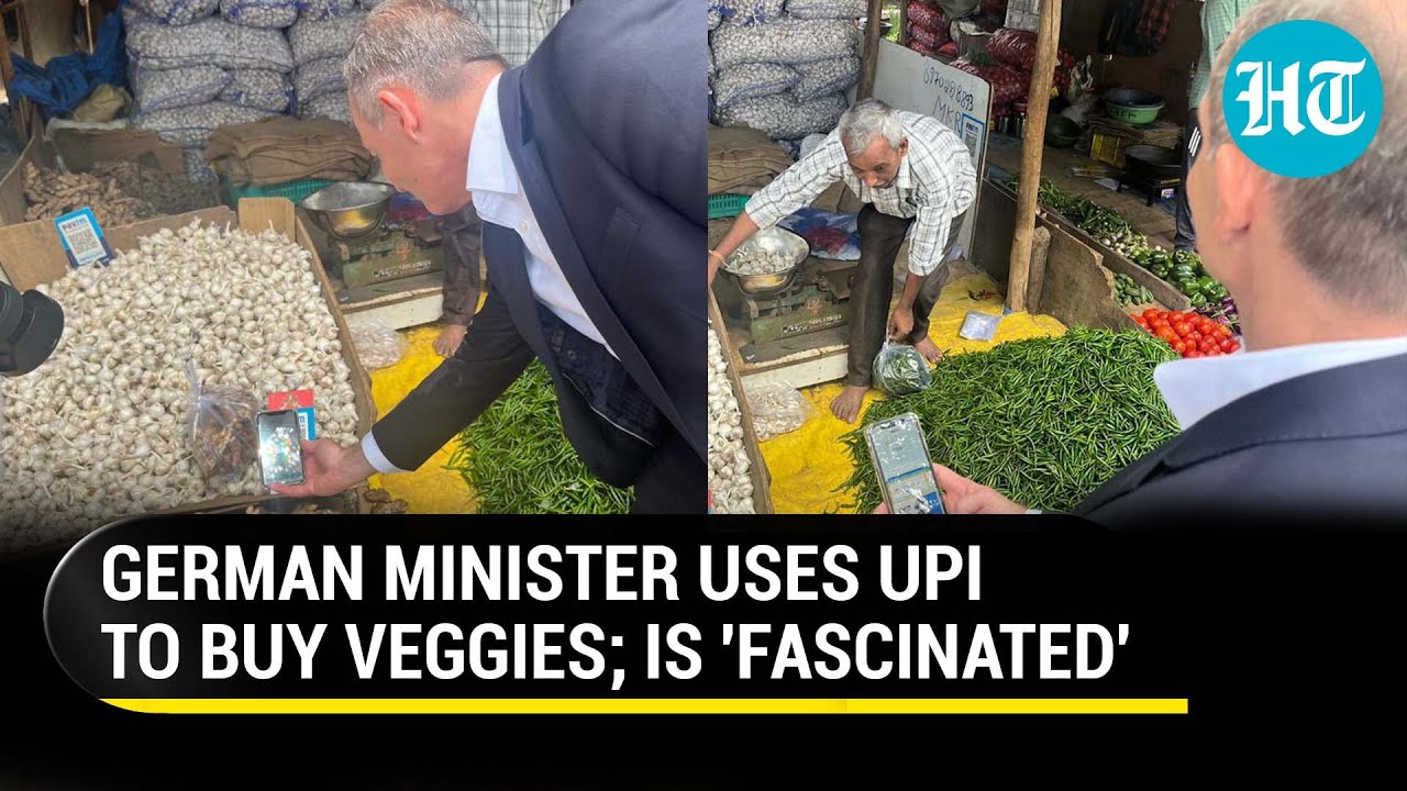 India's UPI Wows German Minister; Volker Wissing Buys Veggies First-Hand, Amazed | Watch