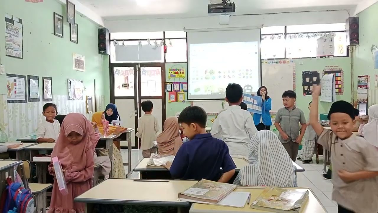 Praktik mengajar Non ICT bahasa Indonesia kelas 1 Mengenal suku kata Ka Ki Ku Ke Ko