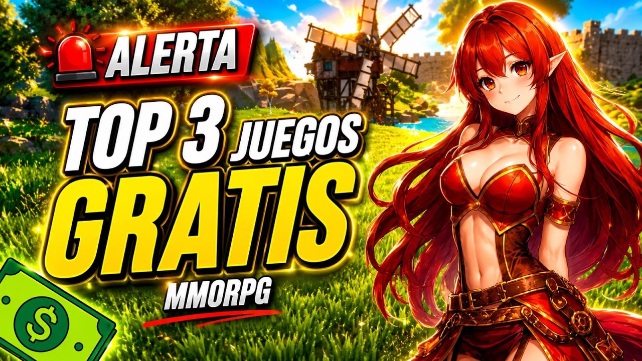 🔴3 MMORPG Nuevos con RMT REAL para Ganar Dinero en 2026🔥