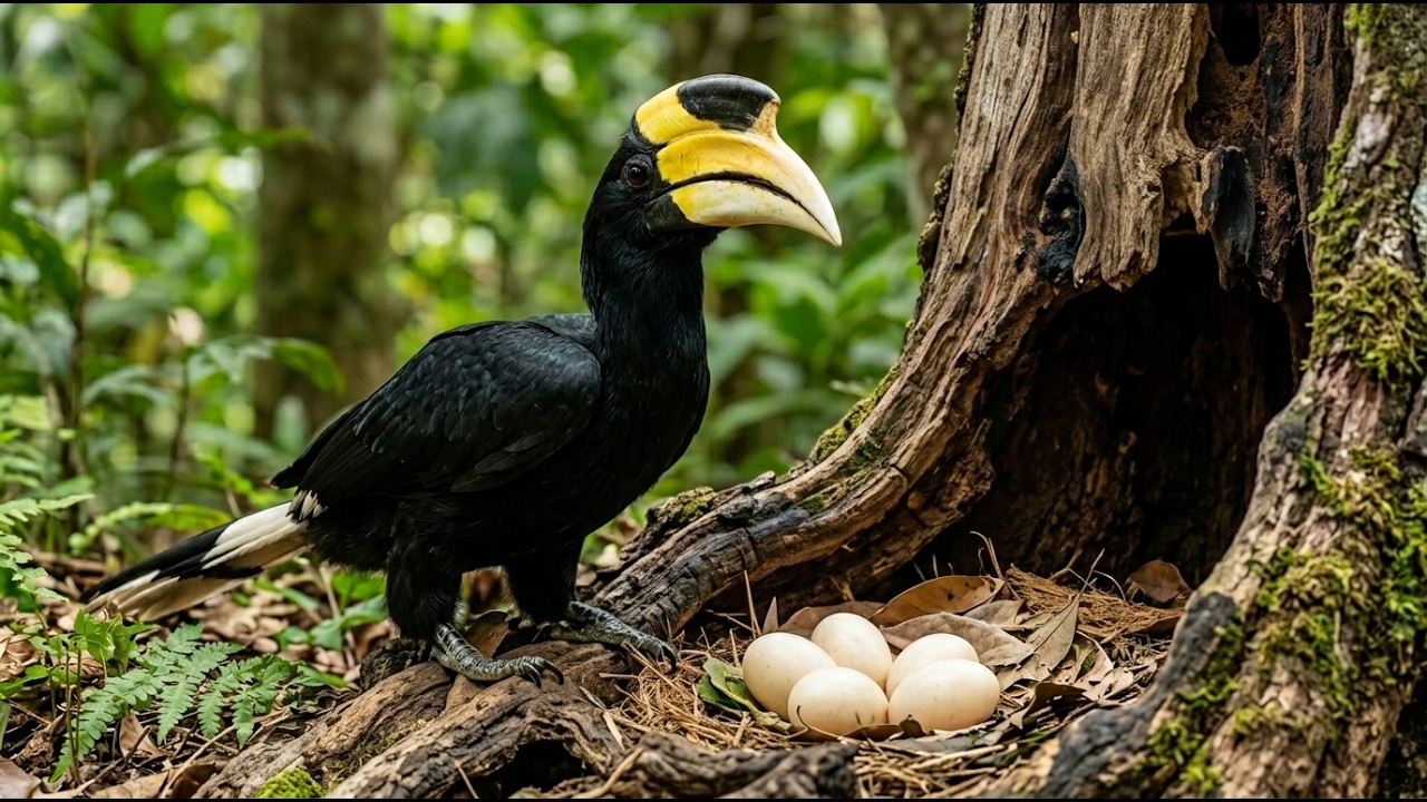 115 Days of Development: Oriental Pied Hornbill From Egg to Adulthood