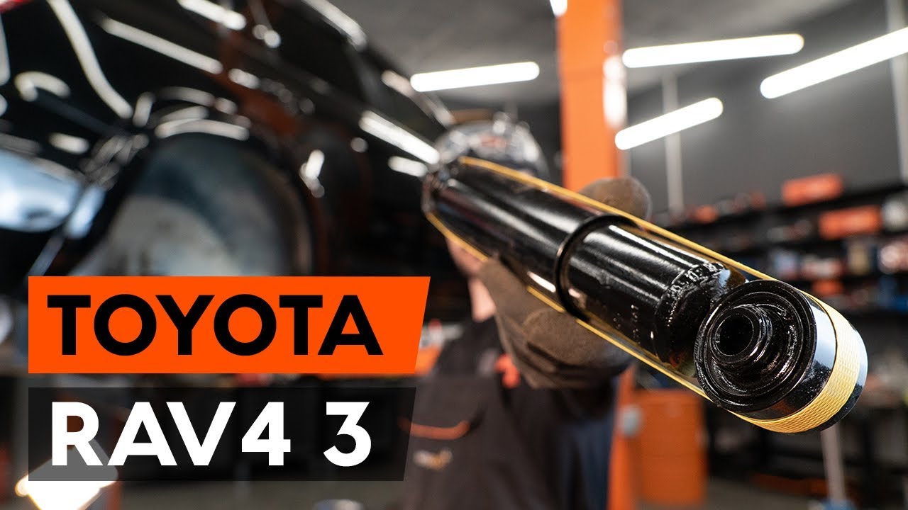 Kuinka vaihtaa takaiskunvaimentimet TOYOTA RAV 4 3 (XA30) -merkkiseen autoon [AUTODOC -OHJEVIDEO]