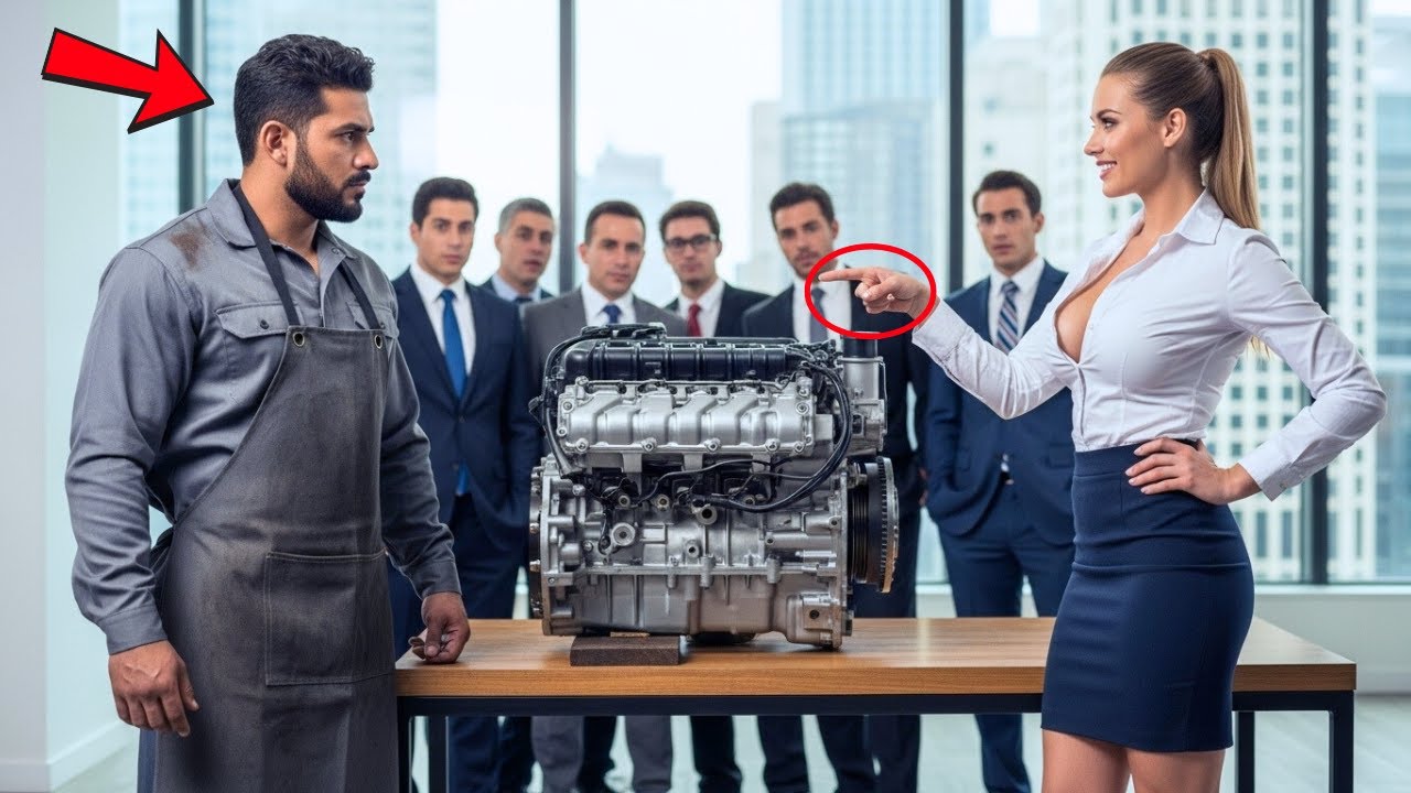 El CEO se burló de un mecánico mexicano: “Arregla este motor y me casaré contigo” — y él lo hizo
