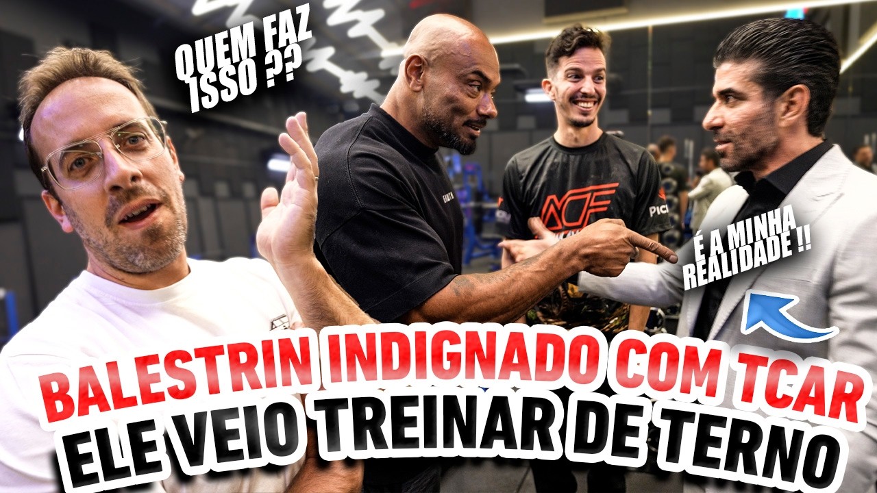 BALESTRIN FICOU INDIGNADO COM TCAR - ELE VEIO TREINAR DE TERNO, COM RICARDINHO E ALEMÃO DA CARAVAN !