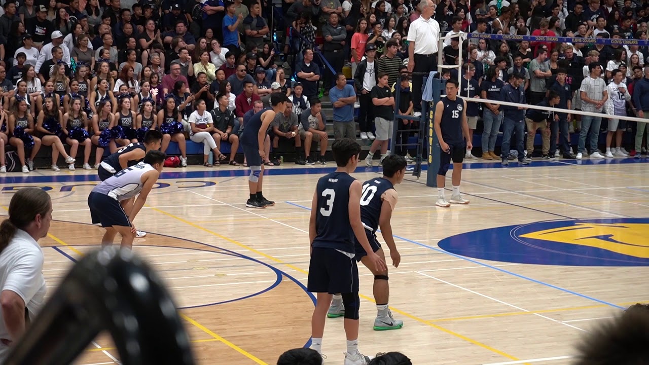 Clovis High School vs Clovis East High School - Volleyball Valley Championship 2019 Final