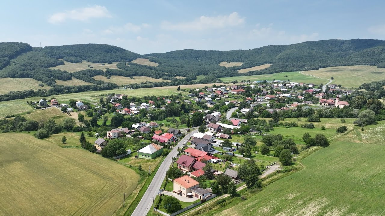 Obec Hrabovčík - letecké zábery jún 2024
