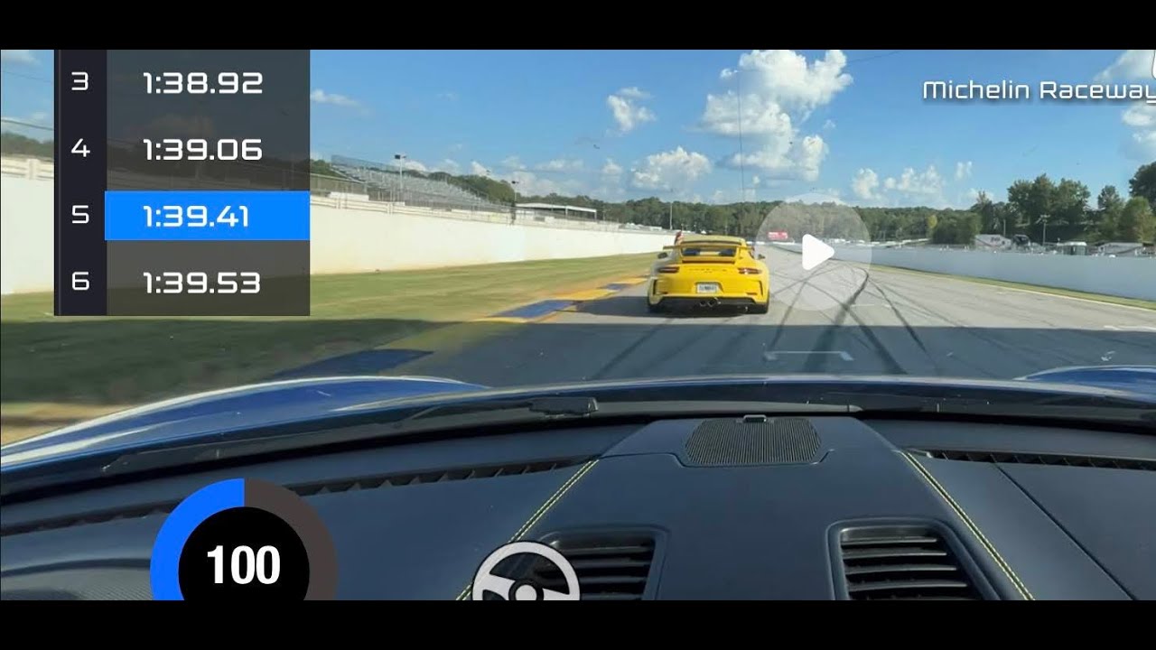 GT4 vs 991 GT3 at Road Atlanta Oct 6 2024