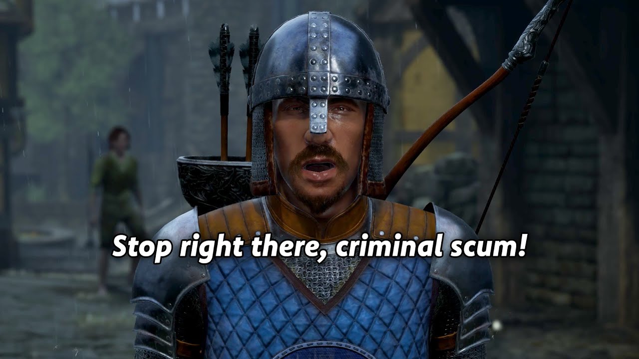 Stop right there criminal scum - Oblivion Remastered