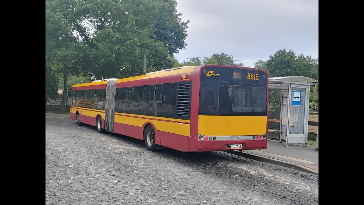 Przejazd: Solaris Urbino 18 III #8215 MZA Warszawa Linia 125 *Łapmy te wozy zanim znikną*