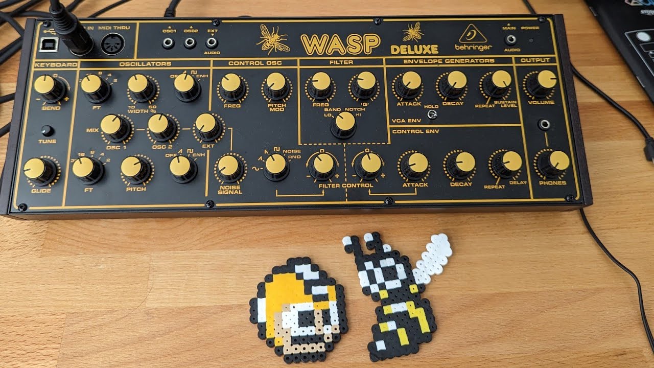 Behringer Wasp busting out some Mega Man Tunes