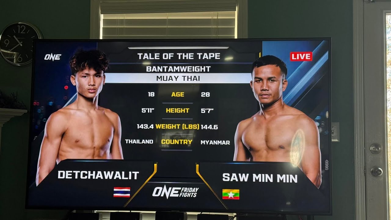 SAW MIN MIN 🇲🇲 vs DETCHAWALIT🇹🇭😱 knockout 😱