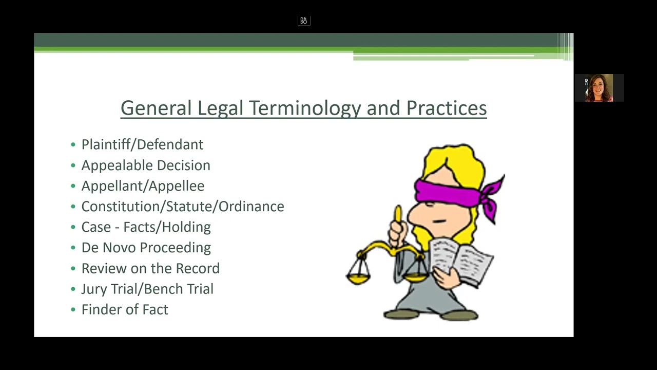 Law AICP Exam Review