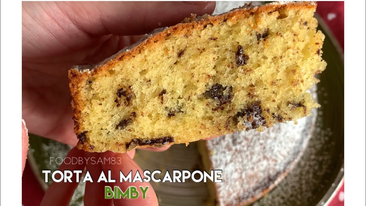 Torta al mascarpone e scaglie di cioccolato buona facile e veloce con bimby 😉