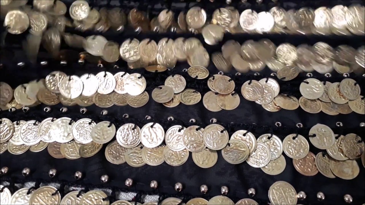 FAIXA DANÇA DO VENTRE CROCHÊ COM MOEDAS