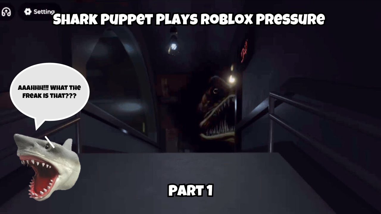 Фильм SB: Shark Puppet играет в Roblox Pressure! (Часть 1)