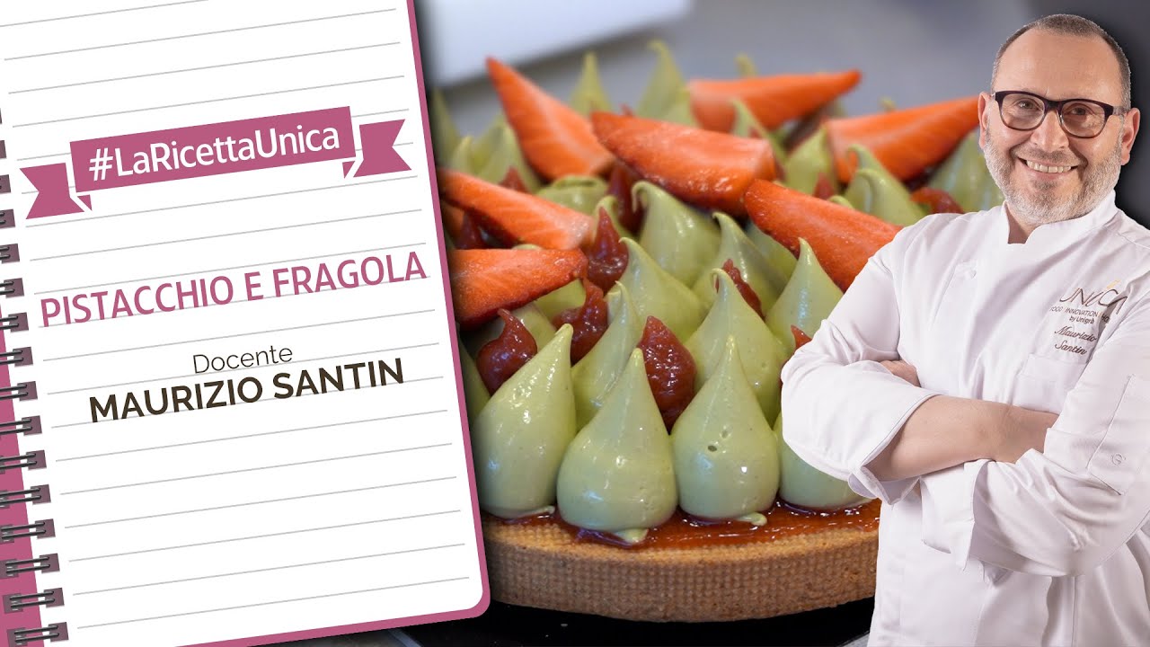 🍓 #LaRicettaUnica - Pistacchio e fragola, di Maurizio Santin 💚