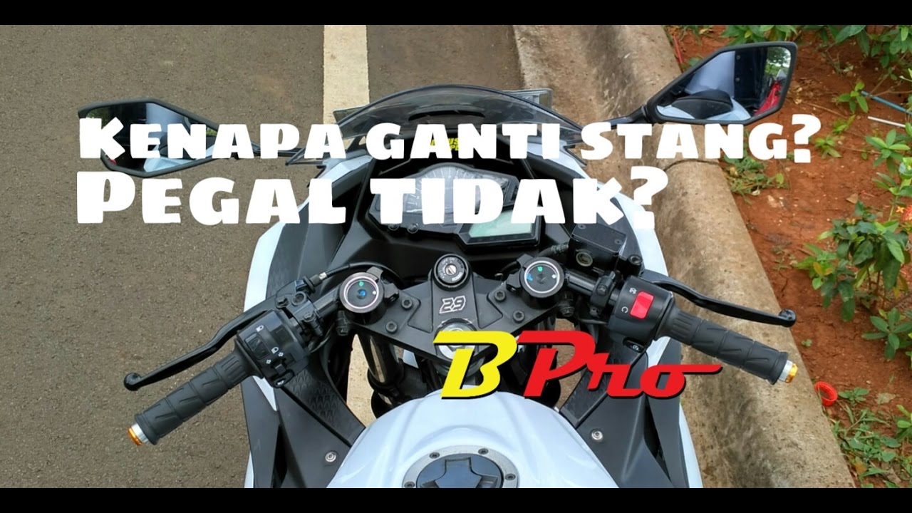 #075 - Ganti stang jepit ninja 250 fi pegal tidak ? (opini pribadi)