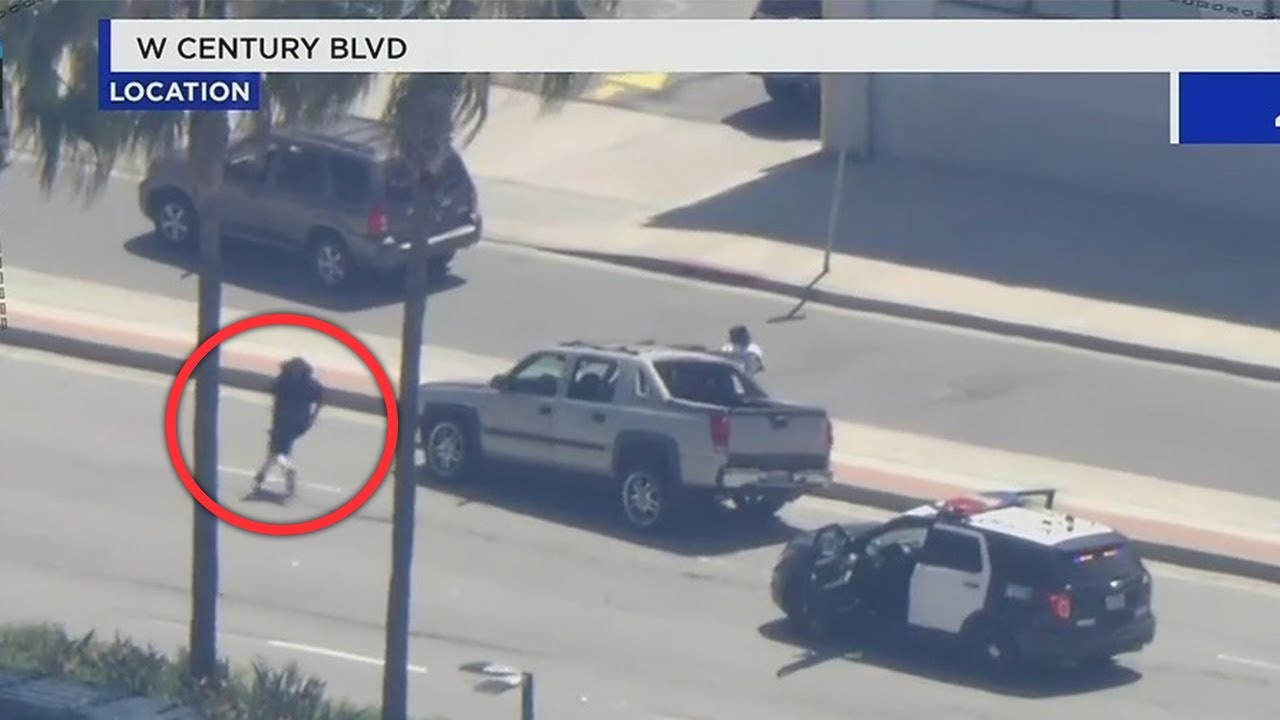 Police chase: Attempted murder suspect gets into second vehicle as LAPD pursuit continues