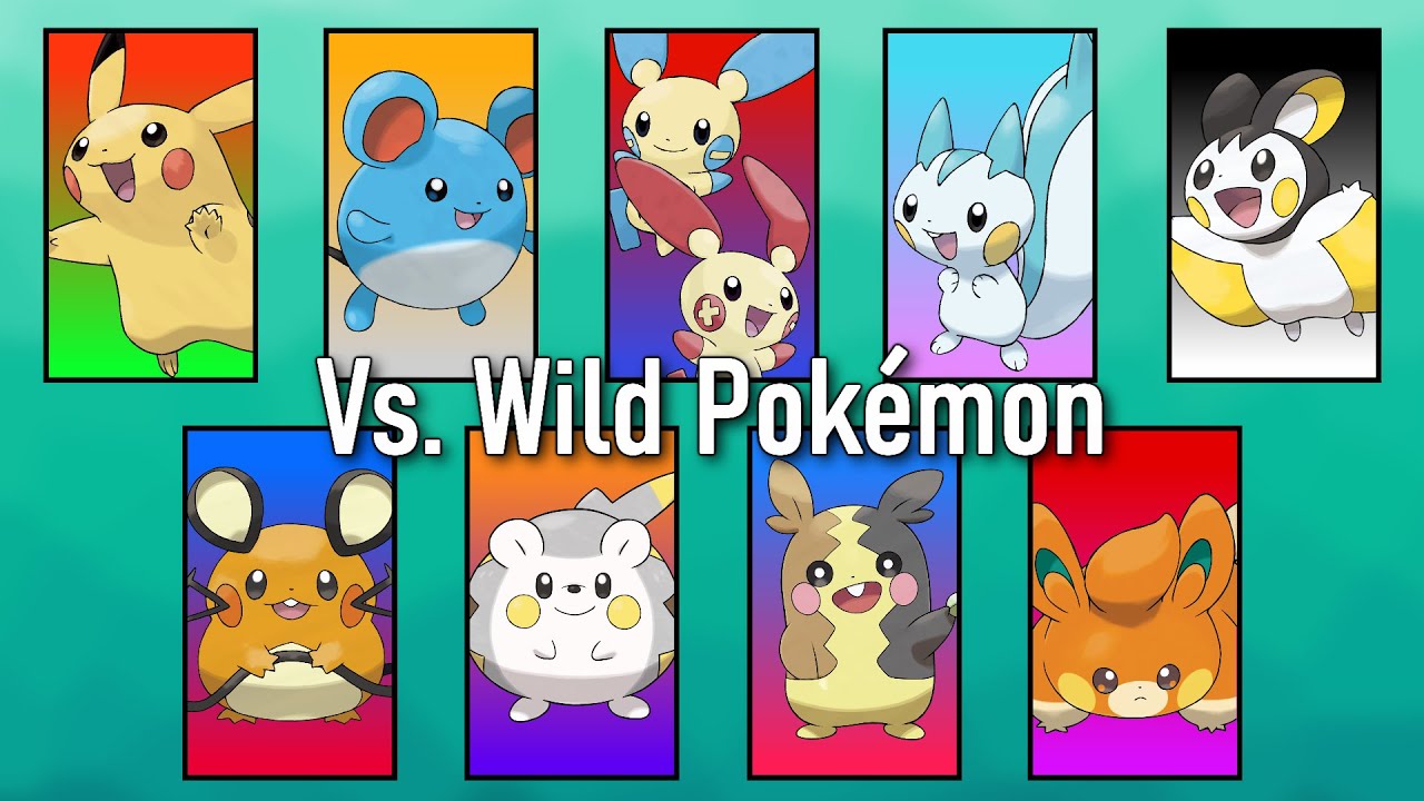 Pokémon Music - All Wild Pokémon Battle Themes from the Core Series (All Versions)