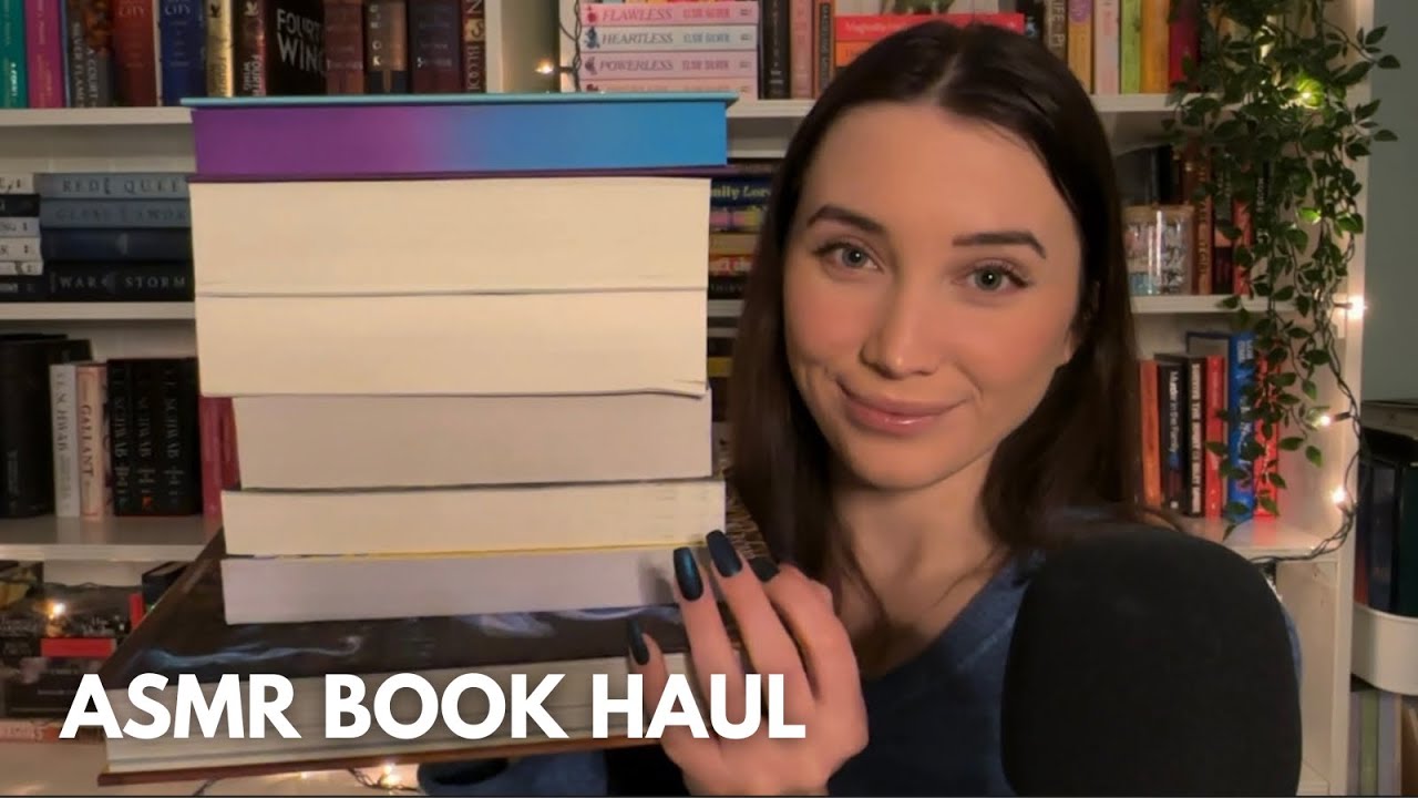 ASMR 📚 Aaaanother Book Haul! (FairyLoot, Book Outlet, Amazon, Wish List)