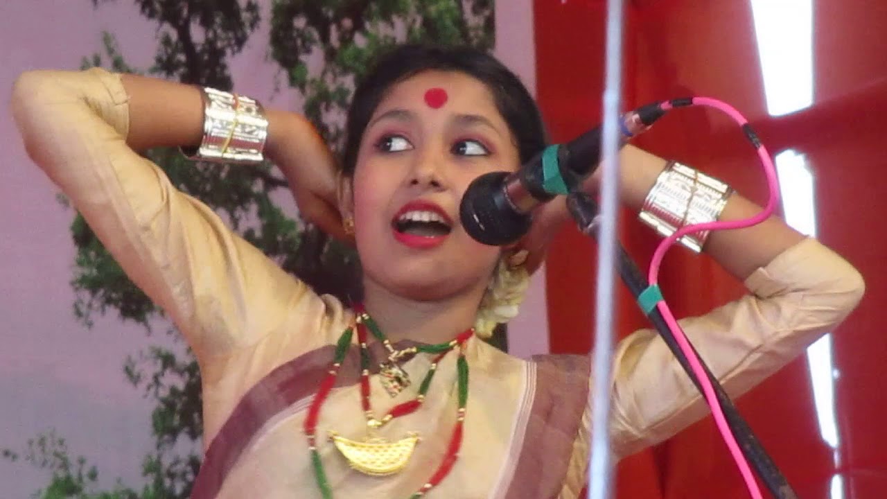 Bihu Dance  : ( বিহু মাৰি থাকিবৰ মন )🕴অংকিতা নাথৰ বিহু পৰিবেশন  : ( Ankita Nath )   Majuli * 2017