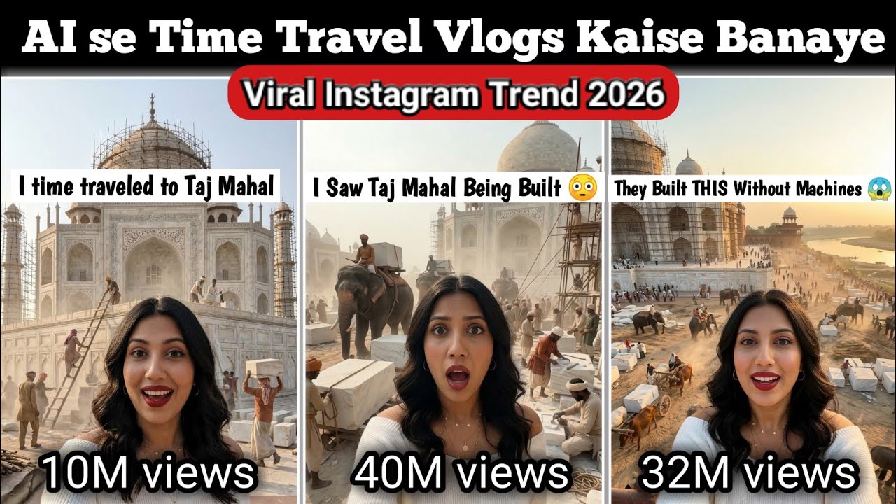 How To Make AI Time Travel Vlogs (FREE)