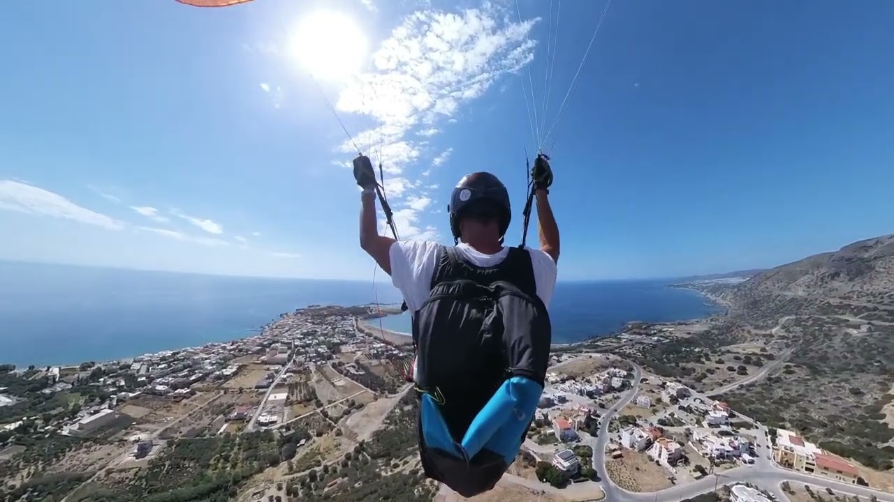 Paragliding Paleochora Crete 26.9.2023