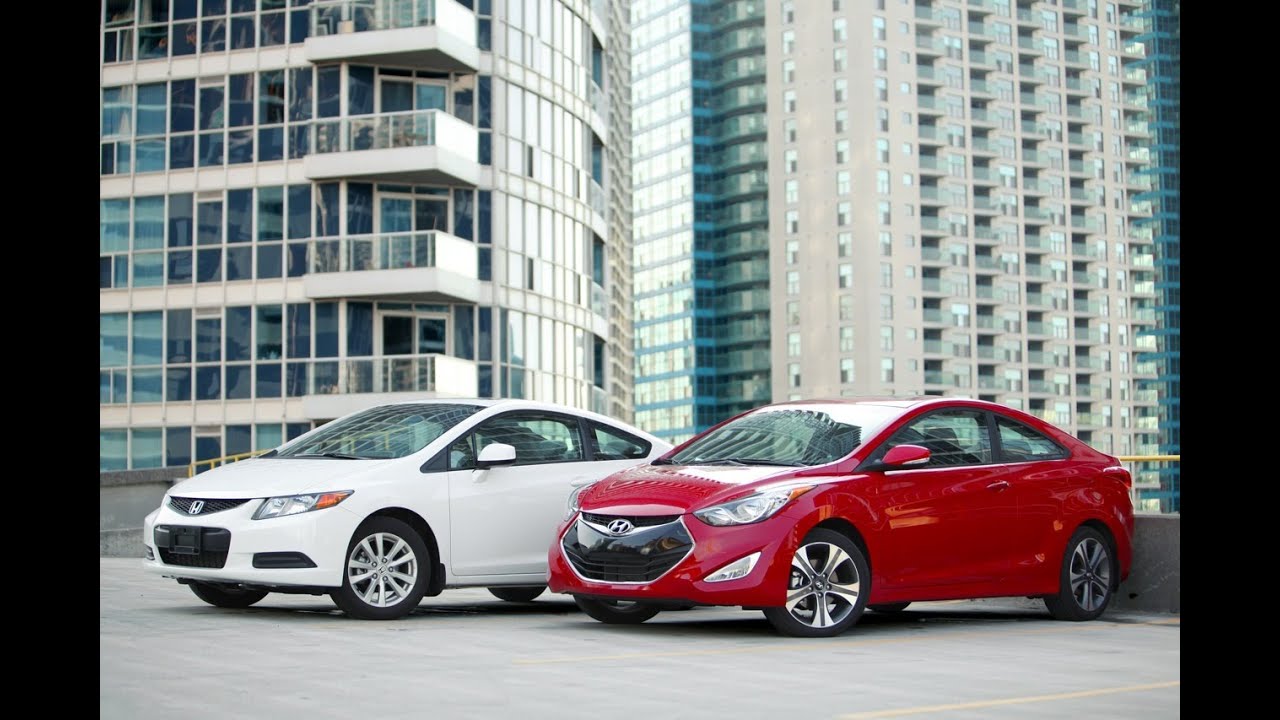 2013 Hyundai Elantra Coupe vs. 2012 Honda Civic Coupe