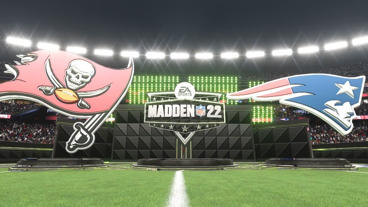Madden NFL 22 - Tampa Bay Buccaneers Vs New England Patriots Simulation Full Game PS5 Gameplay