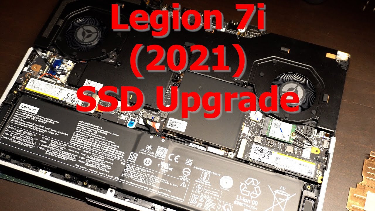 Lenovo Legion 7i — обновление хранилища