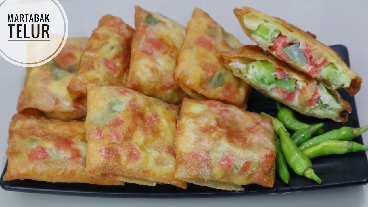RESEP MARTABAK TELUR KULIT LUMPIA