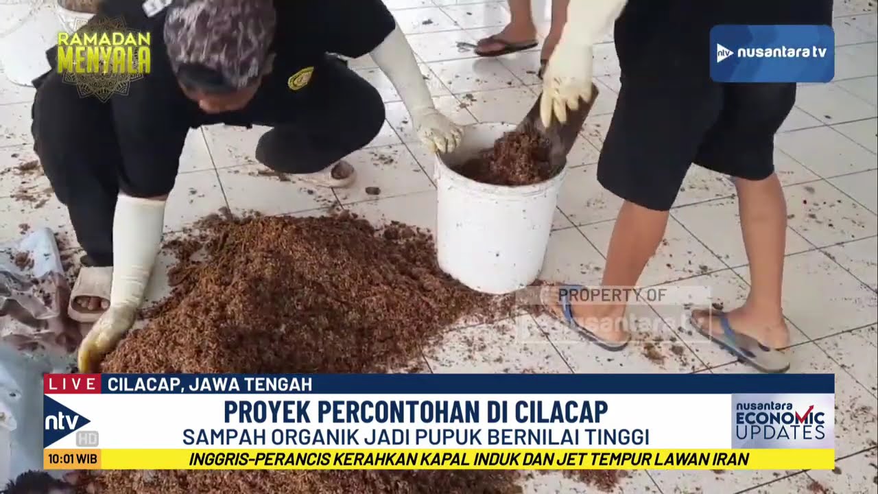 Solusi Cerdas! Sampah Pasar Cilacap Diolah Jadi Pupuk Organik Bernilai Tinggi | NEU