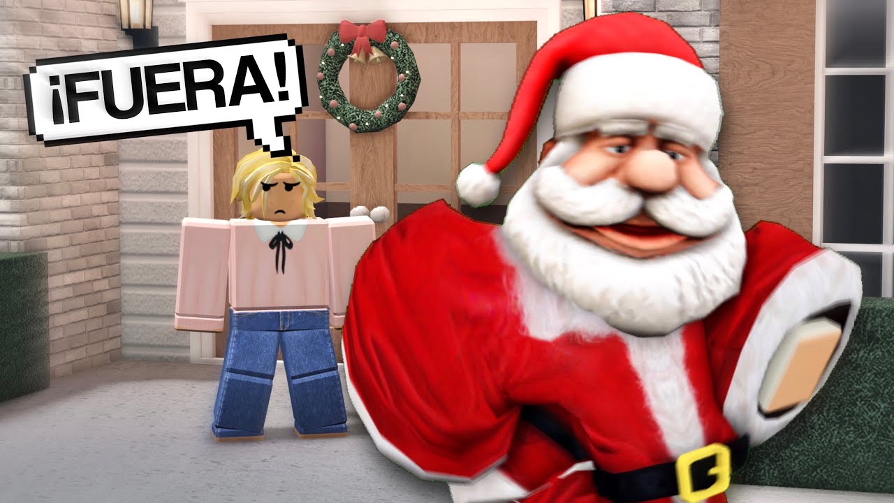 METIENDOME A CASAS DE BLOXBURG COMO SANTA CLAUS