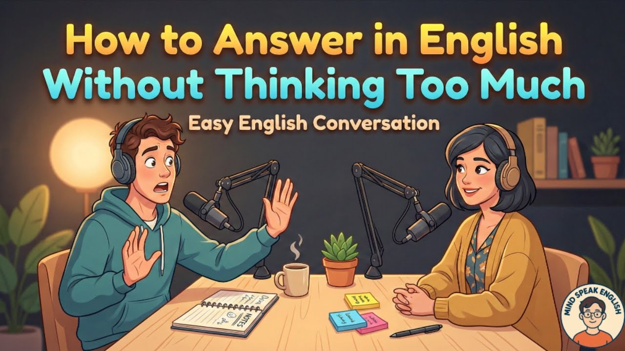  How to Answer in English Without Thinking Too Much | Easy English  Conversation in Daily Life