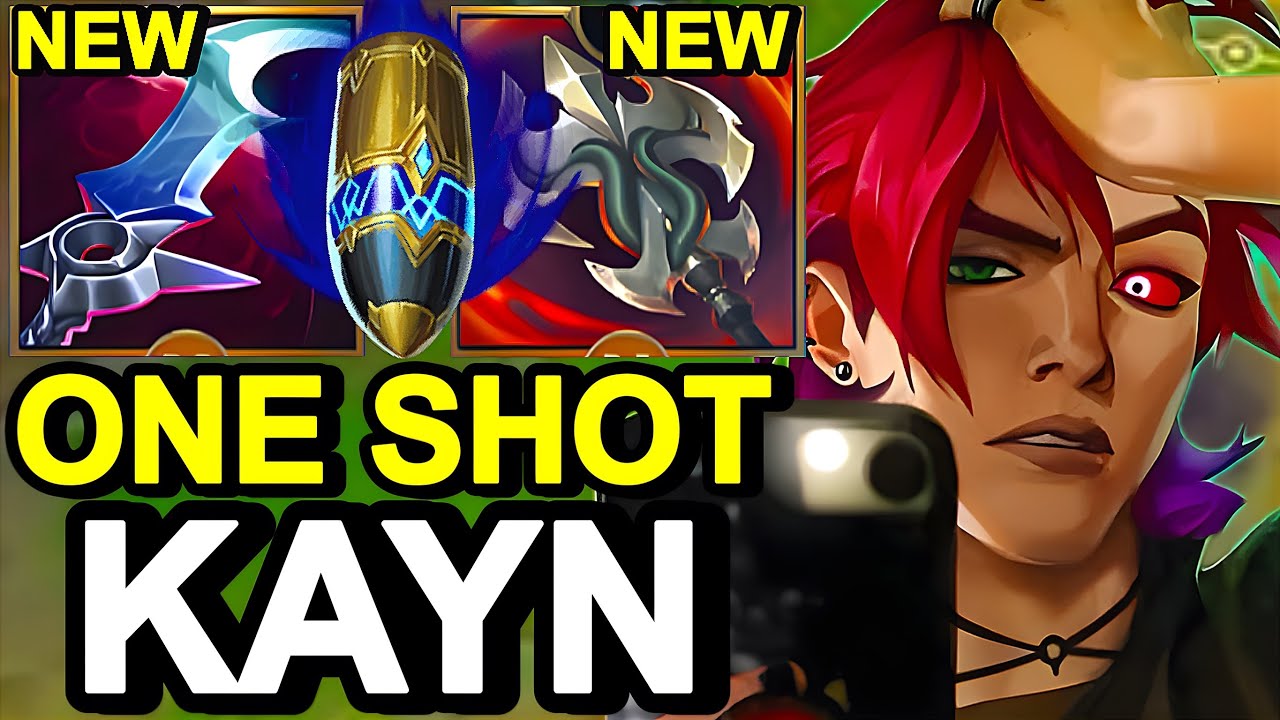 Wild Rift China Kayn Jungle - NEW BROKEN OP BLUE KAYN BUILD RUNES - Challenger Solo Rank Gameplay