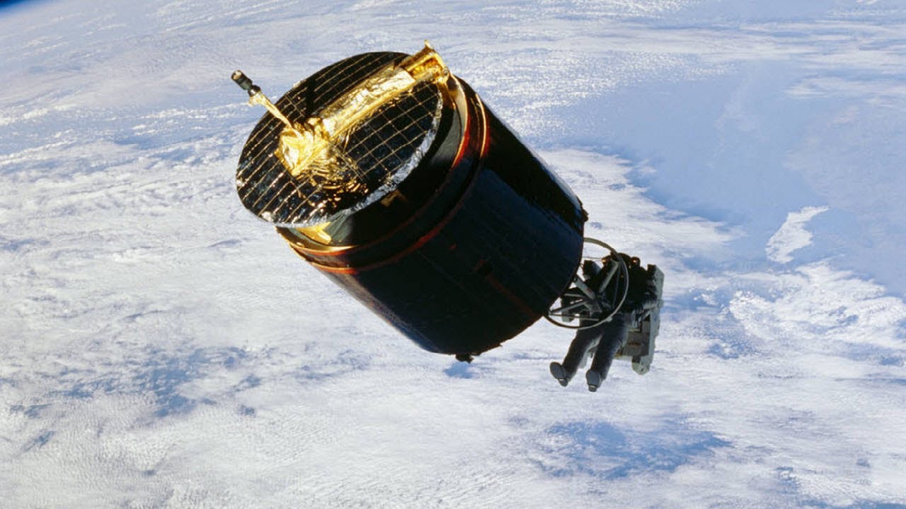 STS-51A Satellite Retrieval 1st Spacewalk