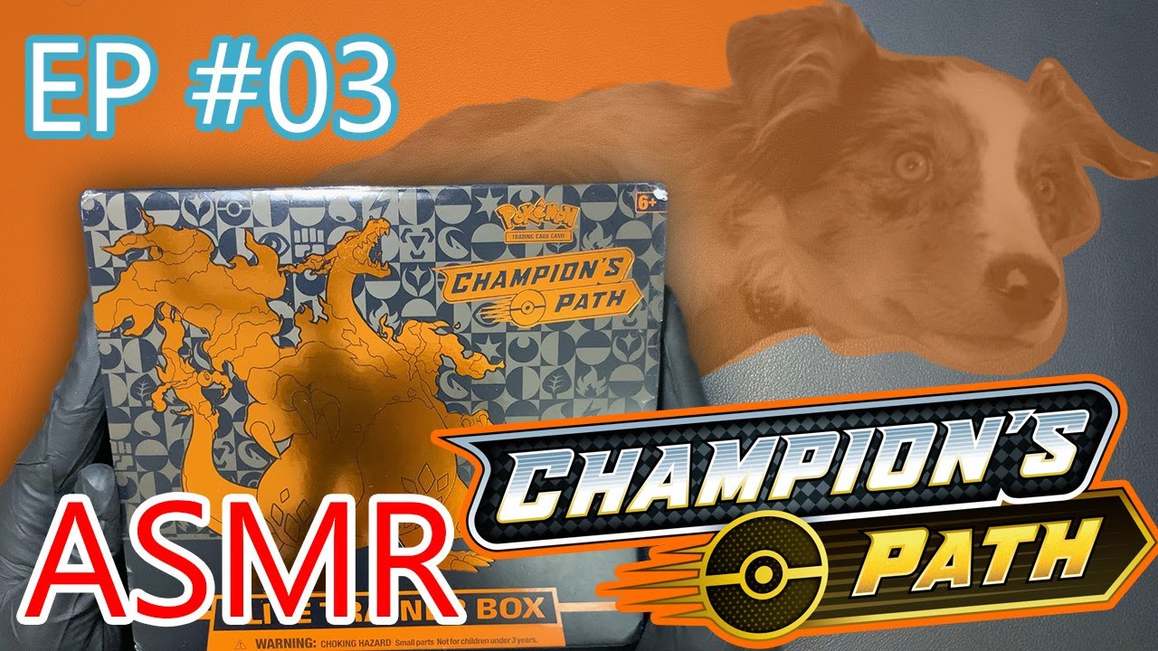 ASMR Opening Champion's Path Pokemon Cards Elite Trainer Box #3 | NO TALKING |SILENT | RELAXING |