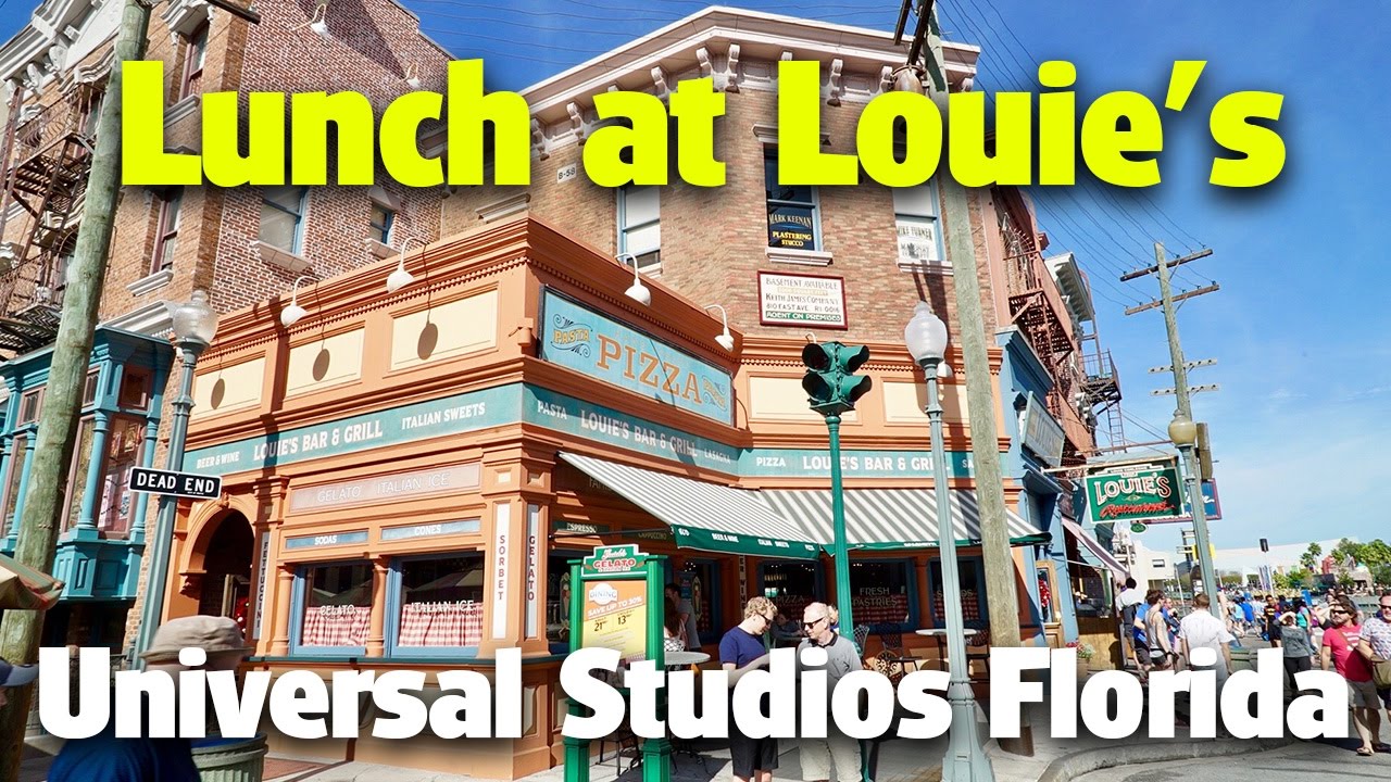 Обед в Louie's | Universal Studios Florida