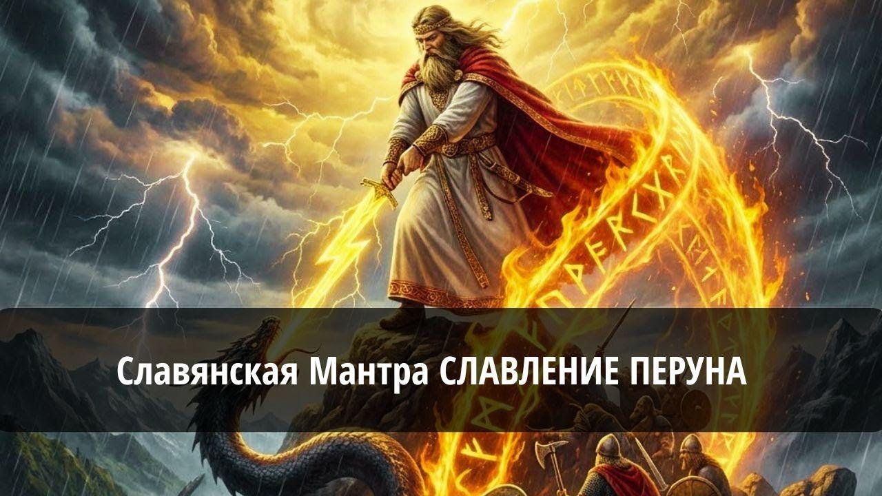 ✨ Славянская Мантра  - СЛАВЛЕНИЕ ПЕРУНА