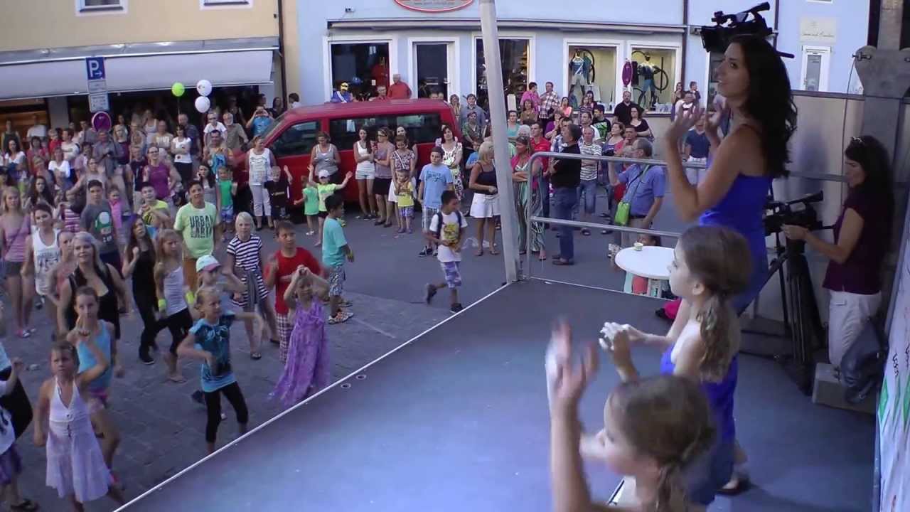 Stadtfest Penzberg Flashmob mit Martynas 2013