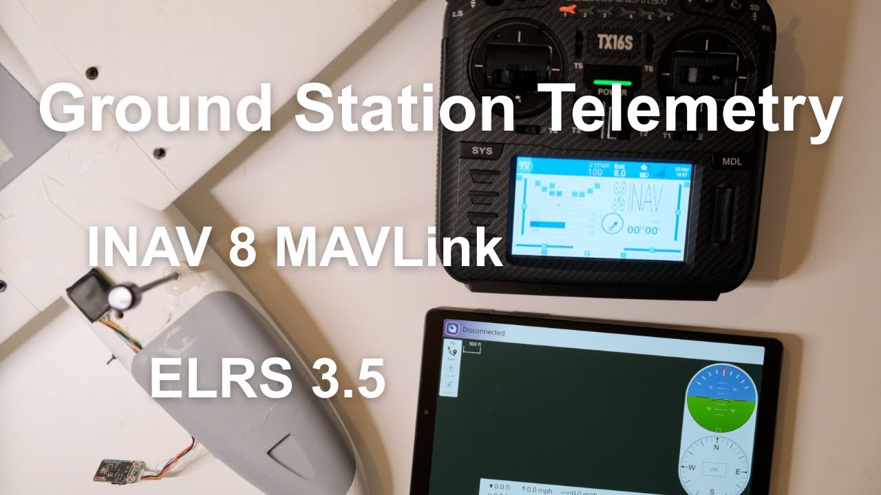 INAV 8 Get FC Telemetry Wirelessly on Ground Station with MAVLink and ELRS Backpack