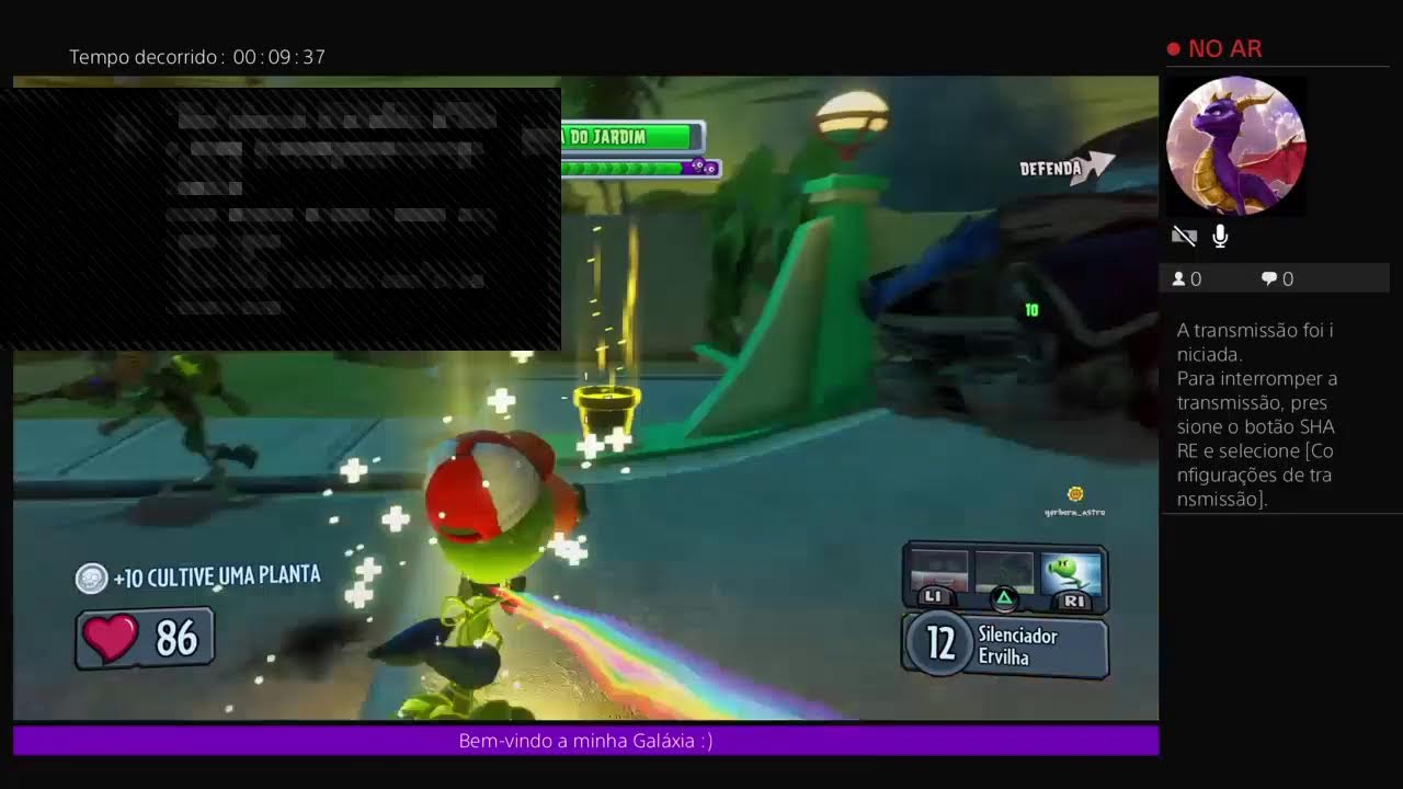 Jogando PvZ GW1