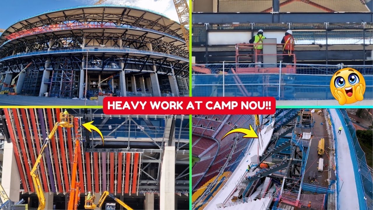 Camp Nou Enters a Heavy Construction Phase | Major Structural Progress Update