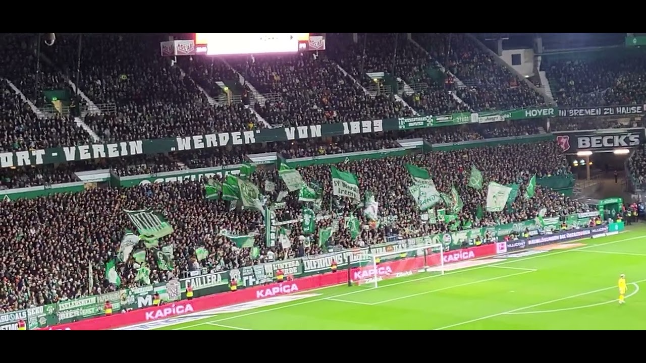 Heimspiel SV Werder Bremen - Union Berlin ~ 24.10.2025 ~ Oh SVW, grün wie Gras und weiß wie Schnee