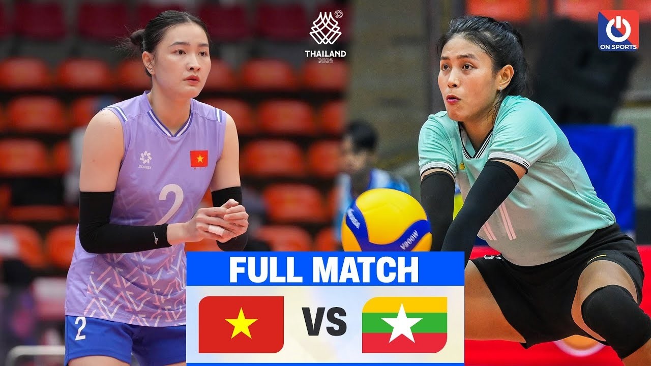 FULL HD | VIETNAM vs MYANMAR | Kim Thanh - Bích Thủy out trình hủy diệt đối thủ