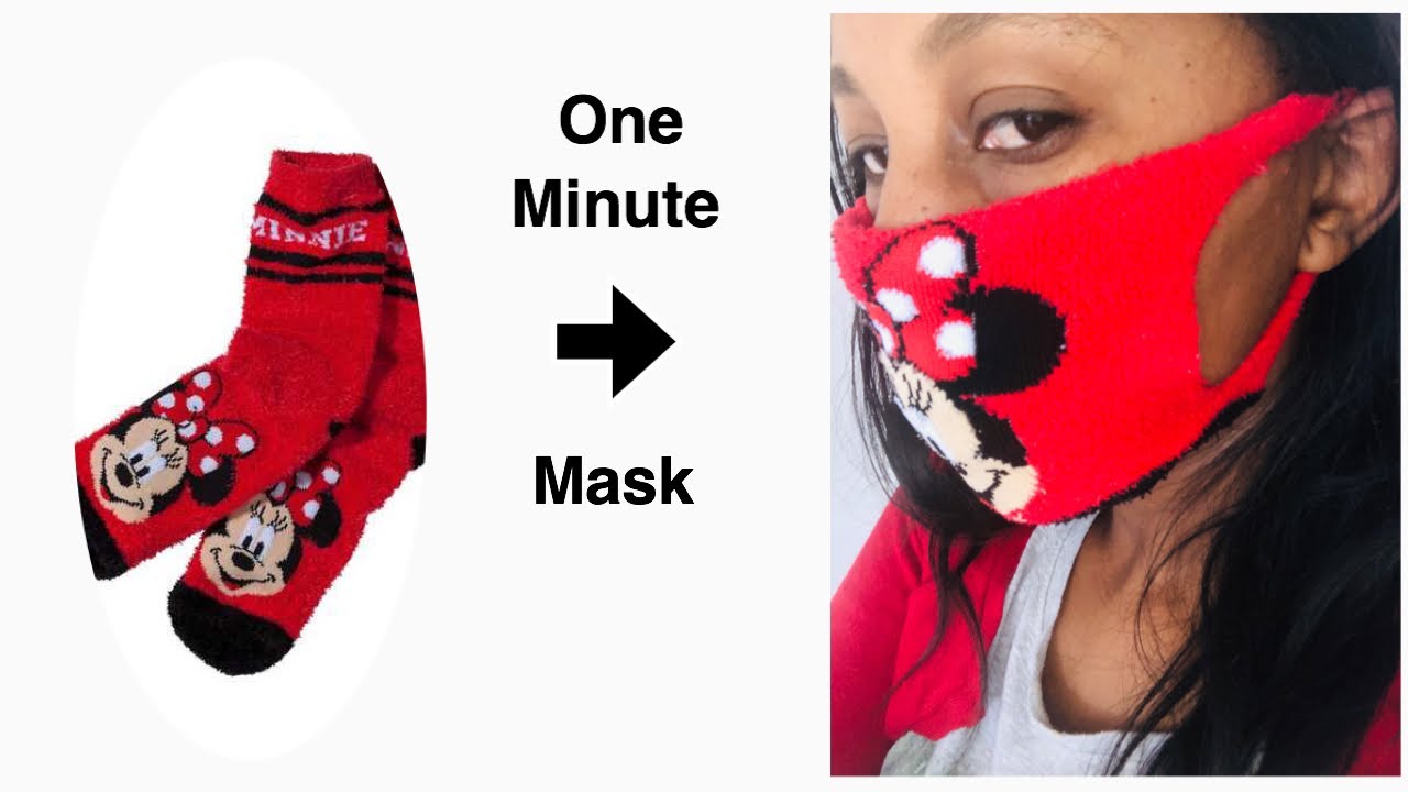 NO SEW FACE MASK //SOCK MASK😷 //DIY Face Mask with Sock