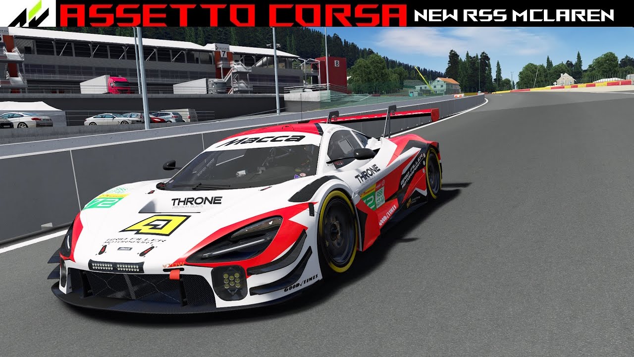 ASSETTO CORSA TEST NEW RSS MCLAREN GT-M Macca 72 V8 Evo